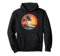Summer Palm Tree Tropical Beach 70S 80S Hoodie - Graphic Print Unisex - T-Shirt, Sweatshirt, Hoodie