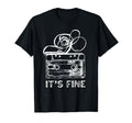Cassette Tape Its Fine Music 80S 90S T-Shirt - Custom Art Print Men Women - T-Shirt, Sweatshirt, Hoodie