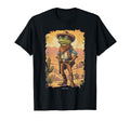 Frog Cowboy Western Ranch Usa Funny Toad T-Shirt - Trendy Graphic Unisex - T-Shirt, Sweatshirt, Hoodie