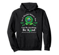 Be Kind Green Ribbon Sunflower Mental Hoodie - Custom Art Print Men Women - T-Shirt, Sweatshirt, Hoodie