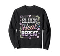 Block Heal Repeat Digital Soft Life Sweatshirt - Trendy Graphic Unisex - T-Shirt, Sweatshirt, Hoodie