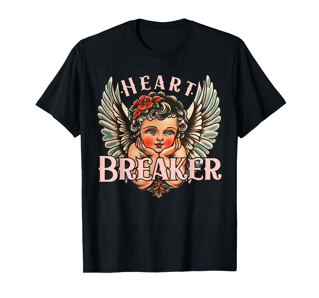 Valentines Heart Breaker Cupid Flash T-Shirt - Fun Novelty Design Unisex - T-Shirt, Sweatshirt, Hoodie