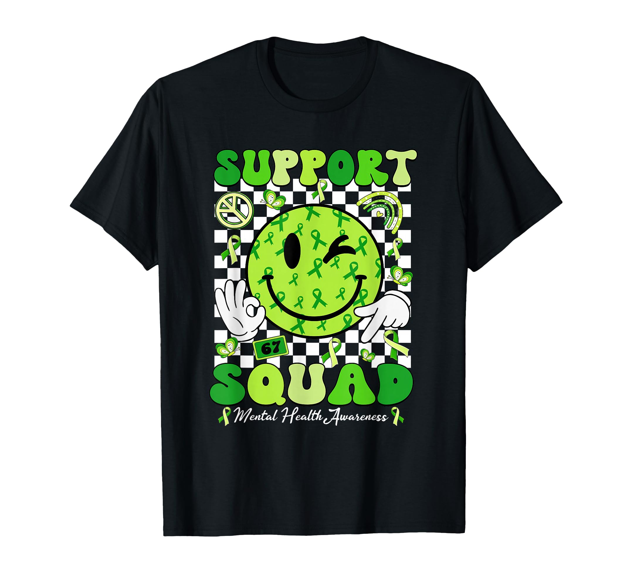 Support Squad Mental Health Matters T-Shirt - Fun Novelty Design Men Women - T-Shirt, Sweatshirt, Hoodie
