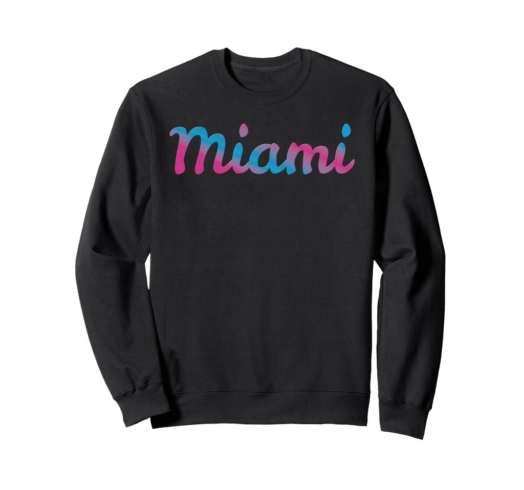 Miami Vaperwave Synthwave 80S 90S Sweatshirt - Novelty Apparel Men Women - T-Shirt, Sweatshirt, Hoodie