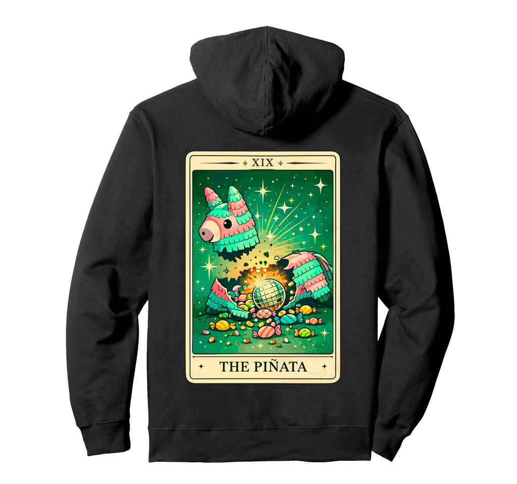 Pi Ata Tarot Card Xix Disco Ball Hoodie - Aesthetic Graphic for Adults - T-Shirt, Sweatshirt, Hoodie