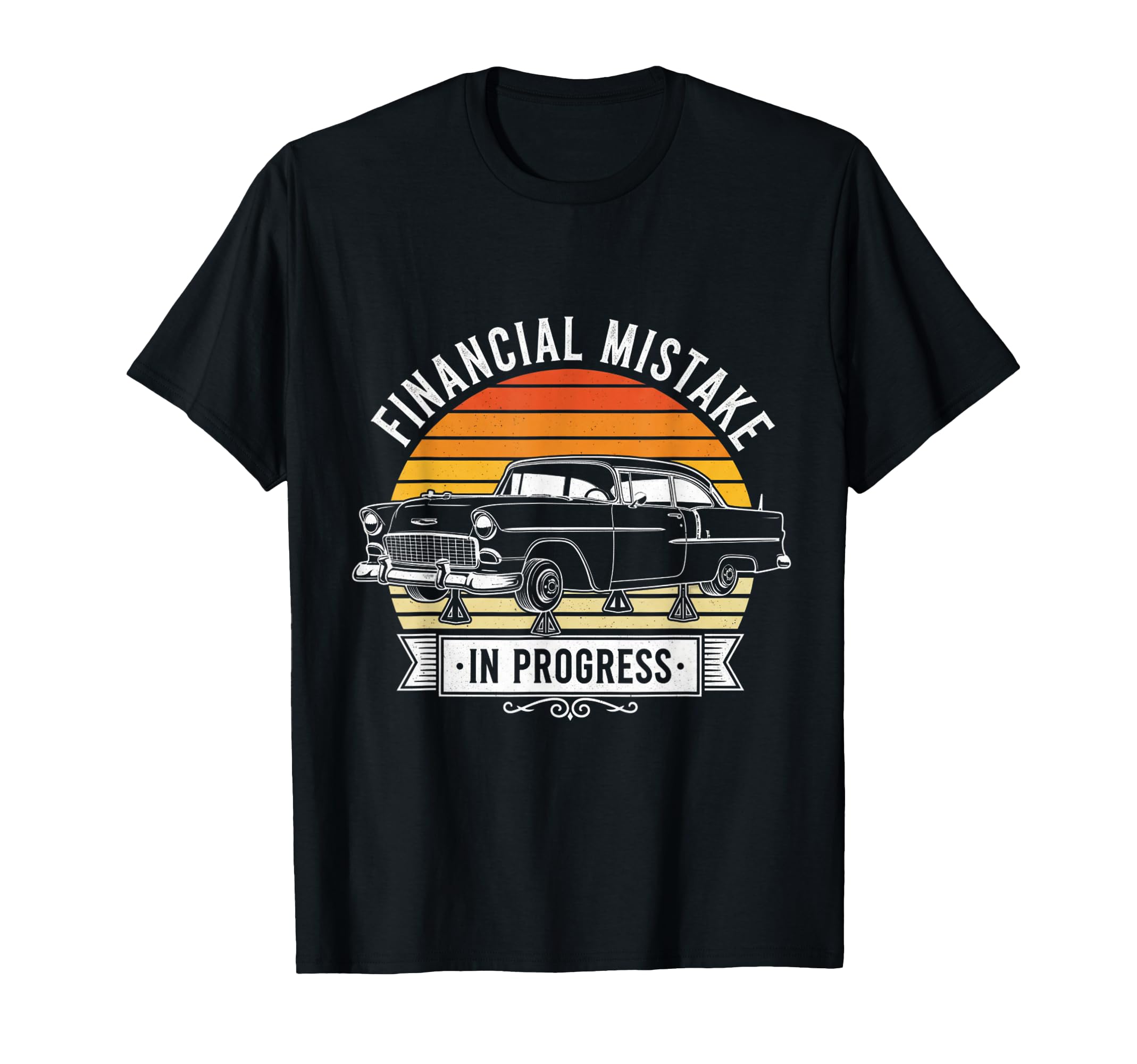 Financial Mistake Mechanic 55 Car T-Shirt - Trendy Graphic for Adults - T-Shirt, Sweatshirt, Hoodie