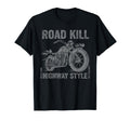 Chopper Motorcycle Road Kill Highway T-Shirt - Trendy Graphic for Adults - T-Shirt, Sweatshirt, Hoodie
