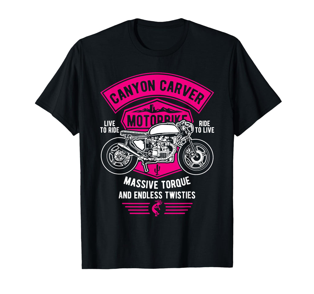 Canyon Carver Motorcycle T-Shirt - Graphic Print for Adults - T-Shirt, Sweatshirt, Hoodie