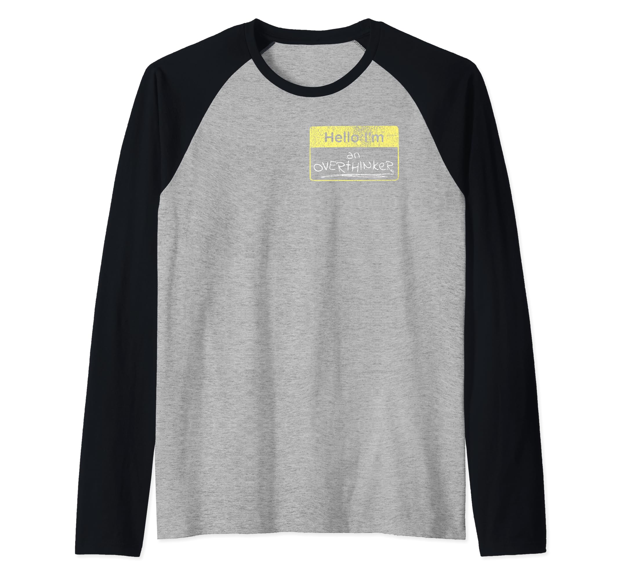 Hello Im Overthinker Funny Sarcastic Hoodie - Novelty Apparel for Adults - T-Shirt, Sweatshirt, Hoodie