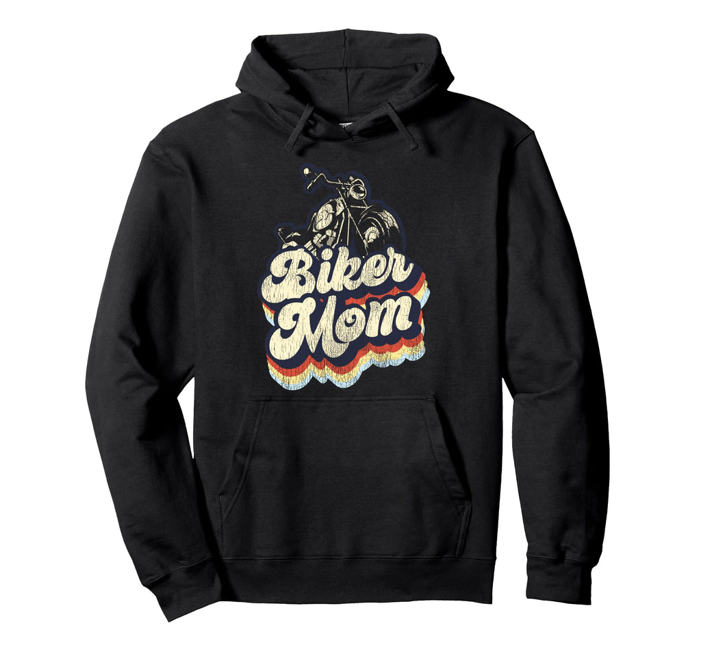 Motorcycle Biker Mom Biker Mom Hoodie - Minimalist Print Unisex - T-Shirt, Sweatshirt, Hoodie