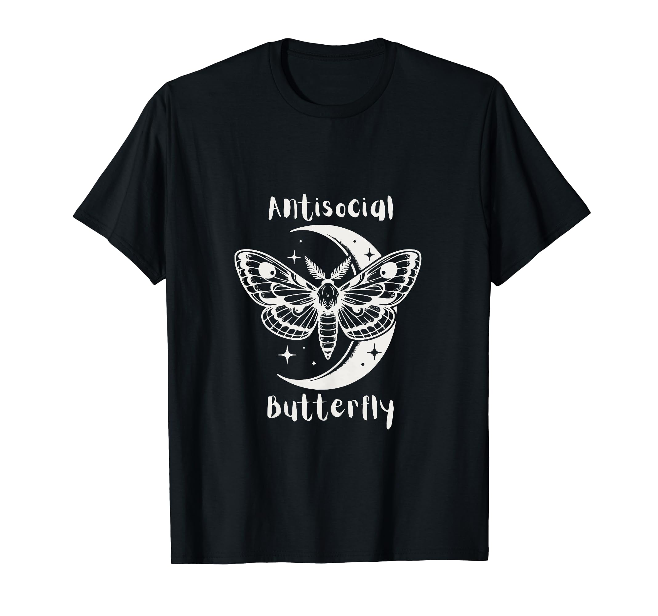 Antisocial Butterfly T-Shirt - Casual Everyday Wear Men Women - T-Shirt, Sweatshirt, Hoodie