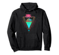 1980S 1990S Synthwave Palm Trees Hoodie - Fun Novelty Design Men Women - T-Shirt, Sweatshirt, Hoodie
