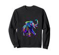Synthwave 80S 90S Elephant Trunk Sweatshirt - Fun Novelty Design Men Women - T-Shirt, Sweatshirt, Hoodie