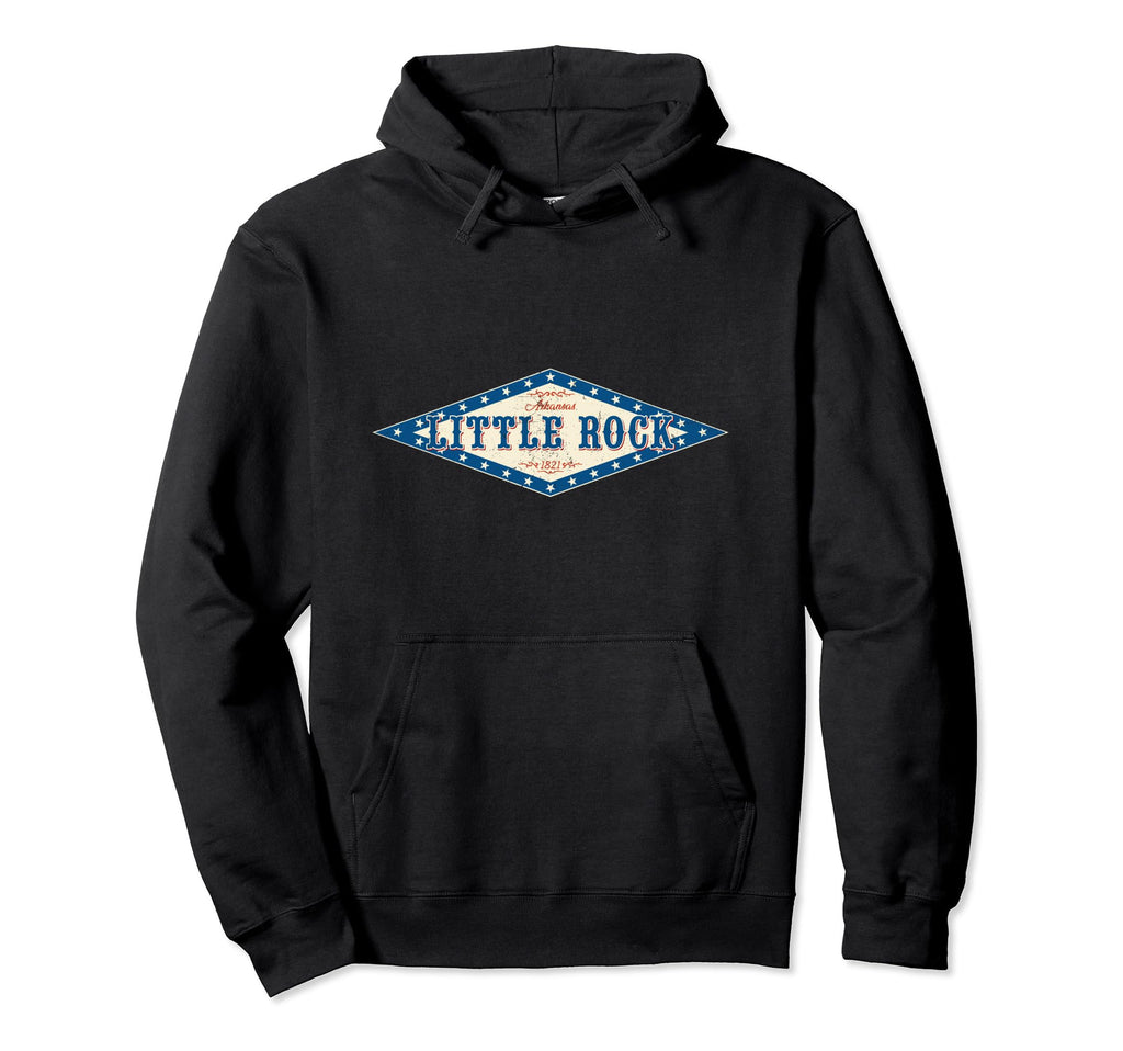 Arkansan Little Rock Signboard Western Hoodie - Unique Graphic for Adults - T-Shirt, Sweatshirt, Hoodie