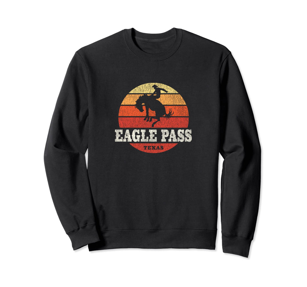Eagle Pass Tx Country Western Sweatshirt - Novelty Apparel for Adults - T-Shirt, Sweatshirt, Hoodie