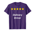 Delivery Driver Five Star Food Dash T-Shirt - Novelty Apparel for Adults - T-Shirt, Sweatshirt, Hoodie