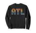 Atl Atlanta Colorful T L 7 Sunset Sweatshirt - Trendy Graphic Men Women - T-Shirt, Sweatshirt, Hoodie