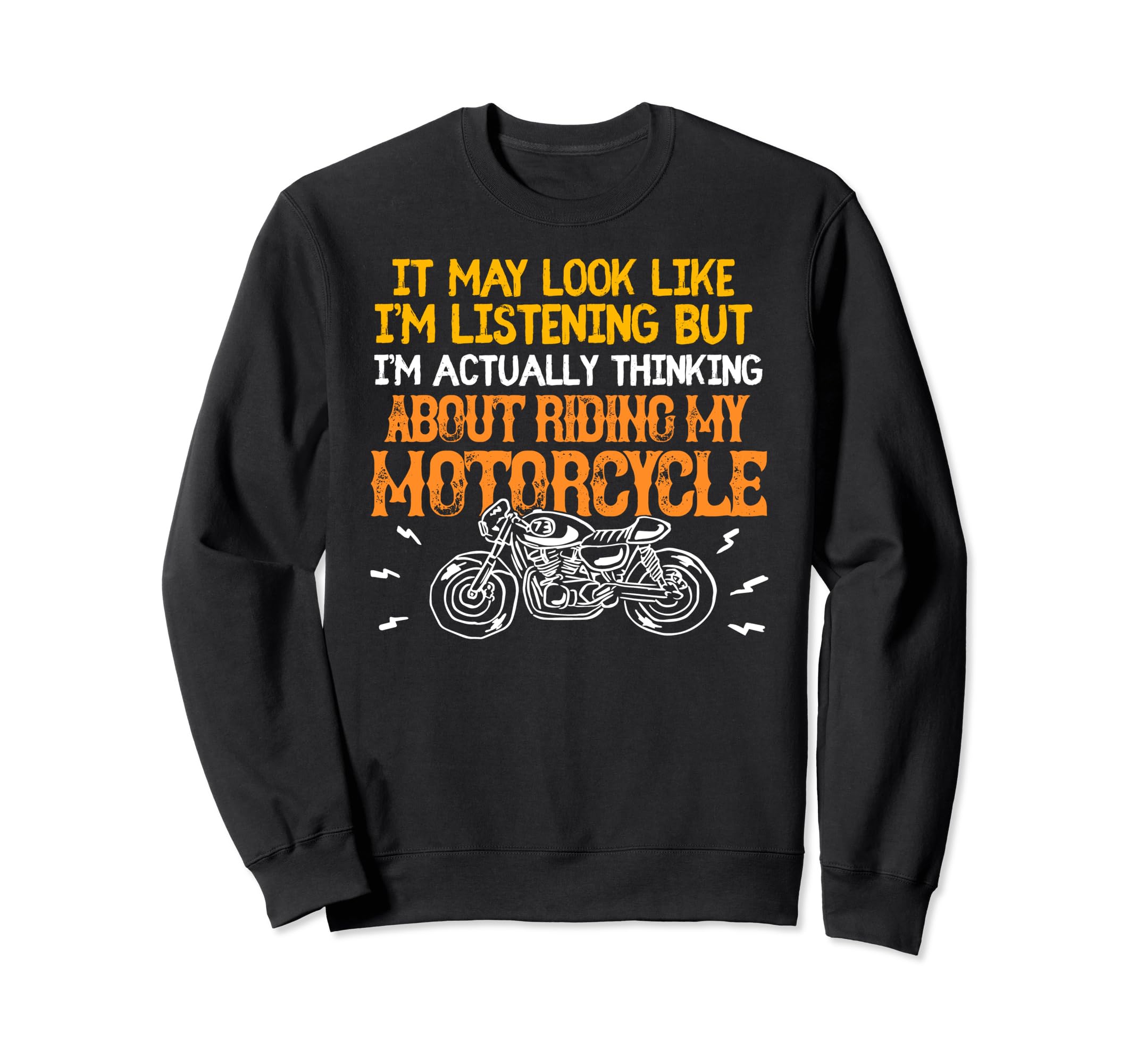 Looks Like Im Listening But Thinking Sweatshirt - Aesthetic Graphic Unisex - T-Shirt, Sweatshirt, Hoodie