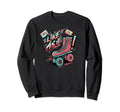 80S Artwork Roller Skates Sweatshirt - Casual Everyday Wear Men Women - T-Shirt, Sweatshirt, Hoodie