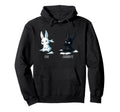 Anxiety Bunny Meme Mental Health Hoodie - Custom Art Print for Adults - T-Shirt, Sweatshirt, Hoodie
