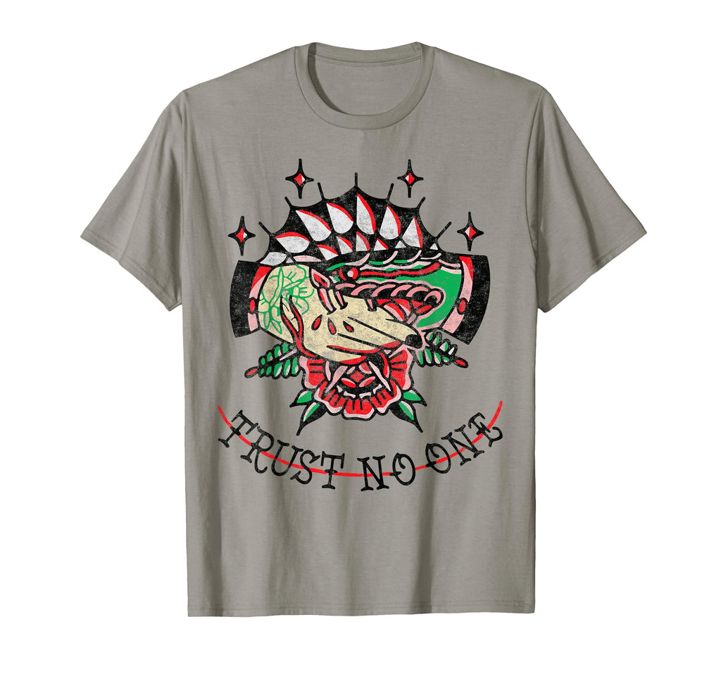 Handshake Snake Trust No One T-Shirt - Fun Novelty Design for Adults - T-Shirt, Sweatshirt, Hoodie