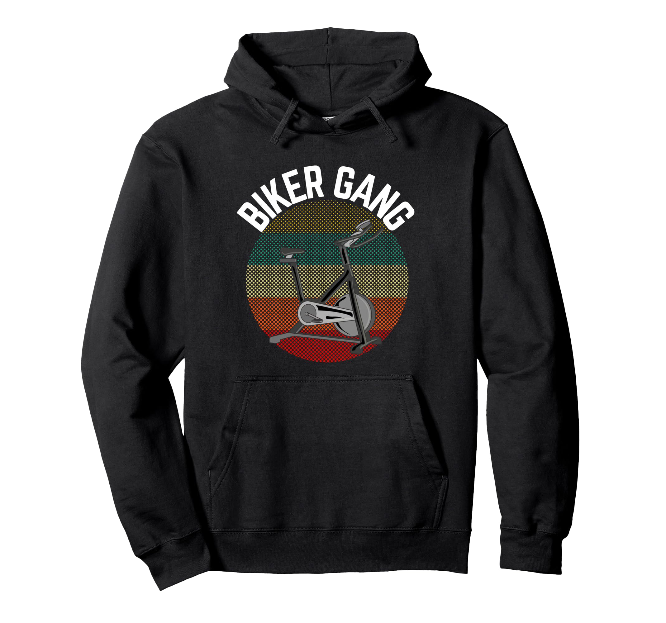 Biker Gang Funny Spin Spinning Class Gift Hoodie - Minimalist Print Unisex - T-Shirt, Sweatshirt, Hoodie