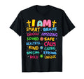 I Am Daily Affirmation Colorful T-Shirt - Custom Art Print for Adults - T-Shirt, Sweatshirt, Hoodie
