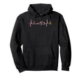 Heartbeat Om Yoga Meditation Mandala Hoodie - Trendy Graphic for Adults - T-Shirt, Sweatshirt, Hoodie