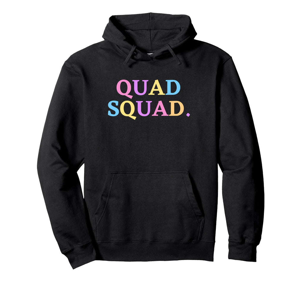 Quad Squad Roller Skating Crew Hoodie - Custom Art Print for Adults - T-Shirt, Sweatshirt, Hoodie