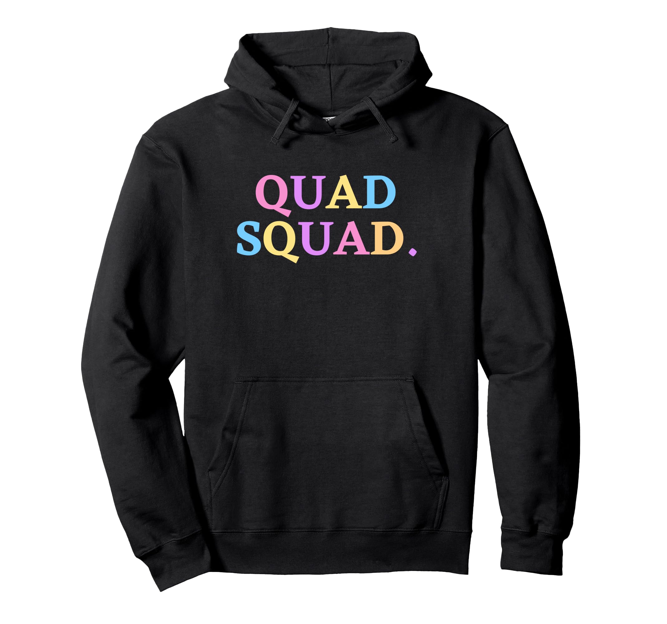 Quad Squad Roller Skating Crew Hoodie - Custom Art Print for Adults - T-Shirt, Sweatshirt, Hoodie