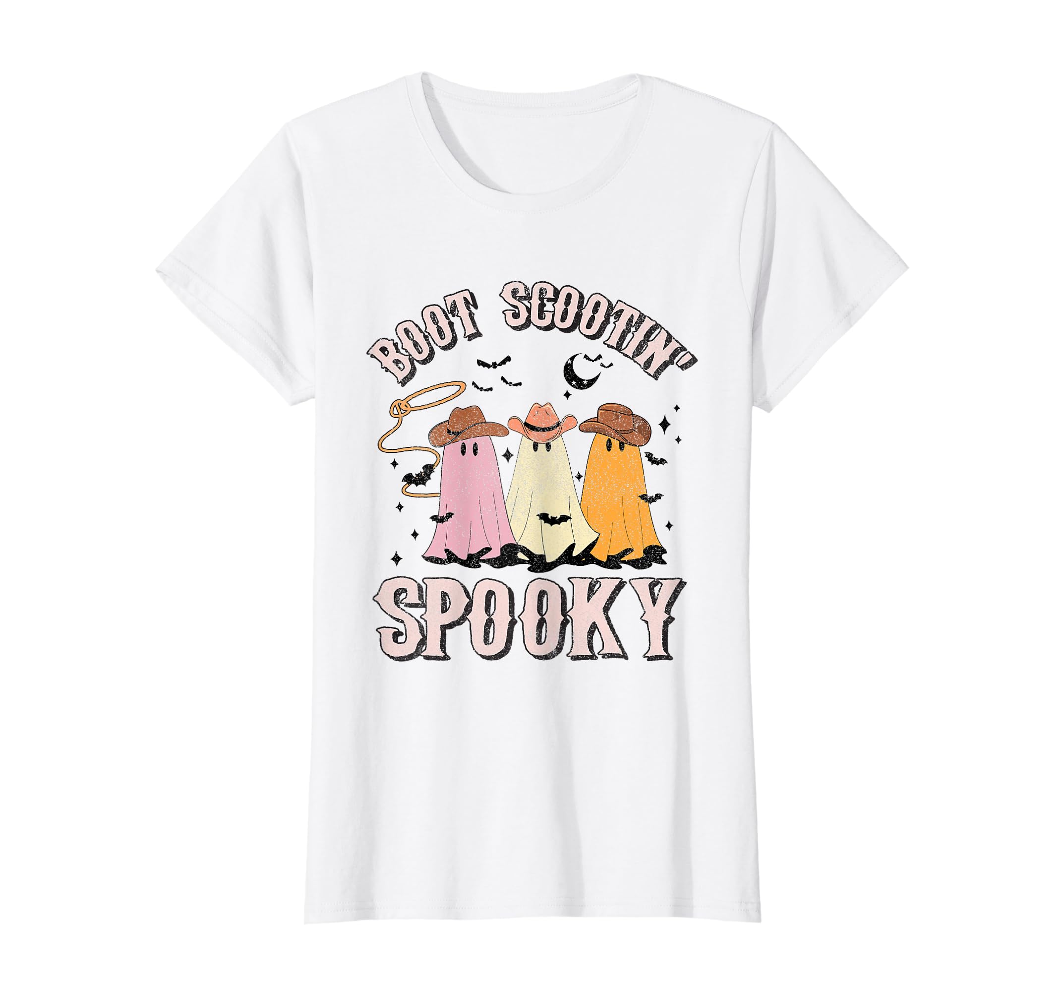Womens Boot Scootin Spooky Western T-Shirt - Trendy Graphic Men Women - T-Shirt, Sweatshirt, Hoodie