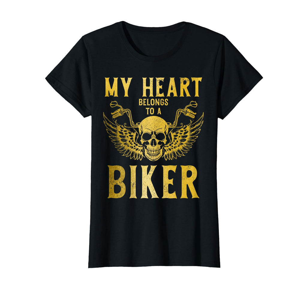Biker My Heart Belongs To Biker T-Shirt - Streetwear Style for Adults - T-Shirt, Sweatshirt, Hoodie