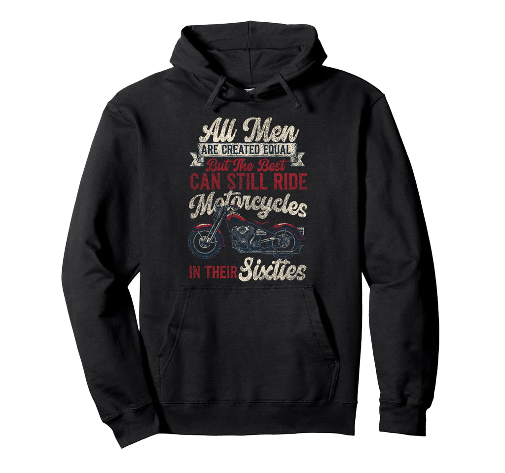 Motorcycle Biker Grandpa 60Th Hoodie - Custom Art Print for Adults - T-Shirt, Sweatshirt, Hoodie