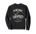 1975 Motorcycle Biker Fiftieth Sweatshirt - Minimalist Print Men Women - T-Shirt, Sweatshirt, Hoodie