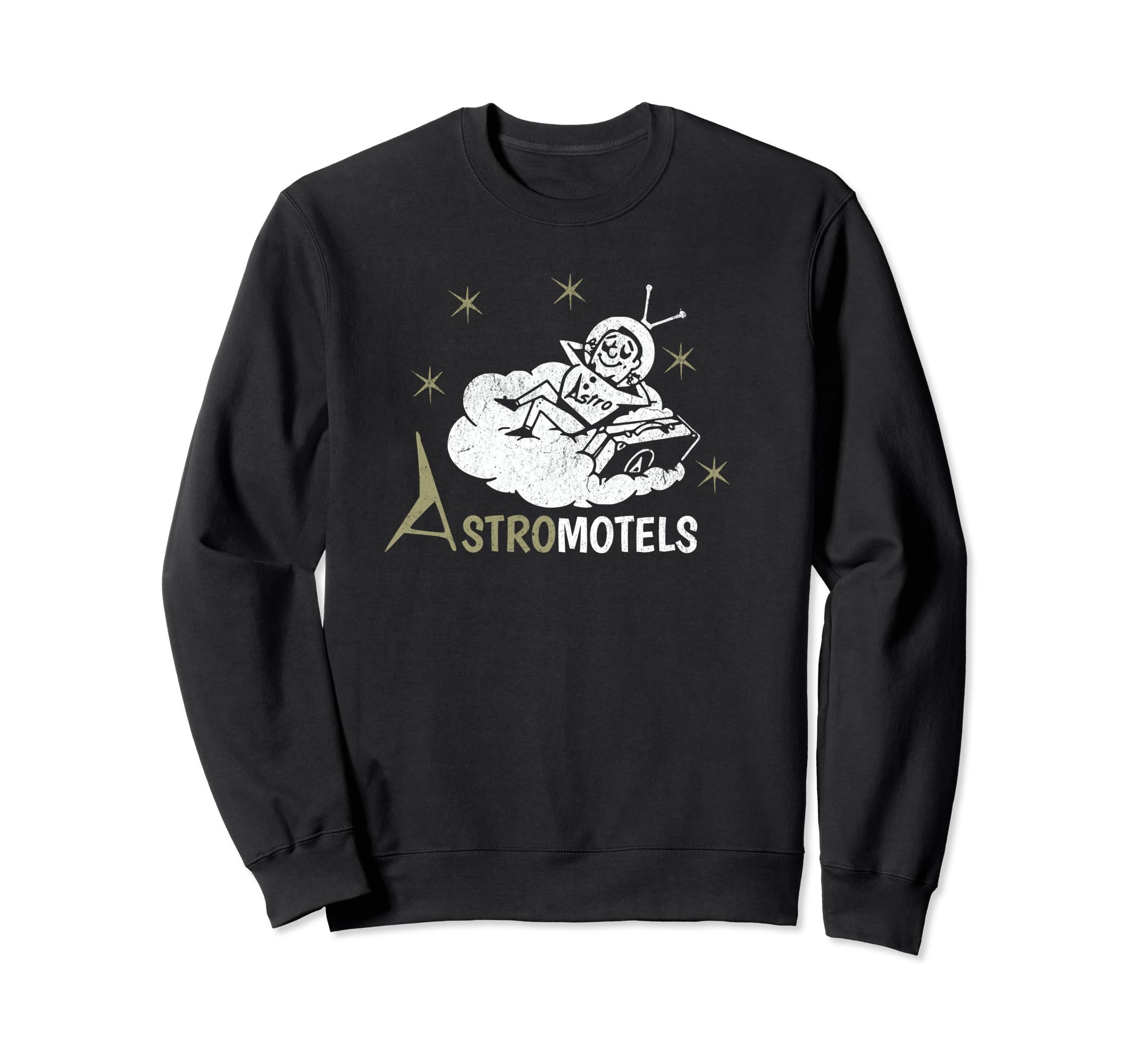 Hotel Matchbook Astro Motels 50S Sweatshirt - Fun Novelty Design Unisex - T-Shirt, Sweatshirt, Hoodie