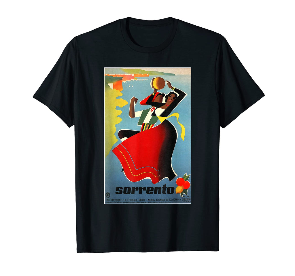 Sorrento 1955 Travel Italy T-Shirt - Custom Art Print for Adults - T-Shirt, Sweatshirt, Hoodie