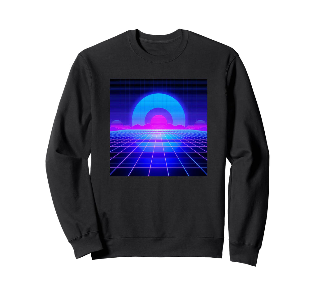 80S 90S Vaporwave Synthwave Aesthetic Sweatshirt - Unique Graphic Men Women - T-Shirt, Sweatshirt, Hoodie