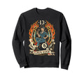 Pinup Mechanic Thirteenth Fortune Sweatshirt - Minimalist Print Men Women - T-Shirt, Sweatshirt, Hoodie