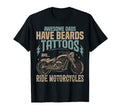 Mens Awesome Biker Dad Tattoos T-Shirt - Aesthetic Graphic Men Women - T-Shirt, Sweatshirt, Hoodie