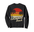 Cozumel Beach Mexico Sunset Sweatshirt - Minimalist Print for Adults - T-Shirt, Sweatshirt, Hoodie