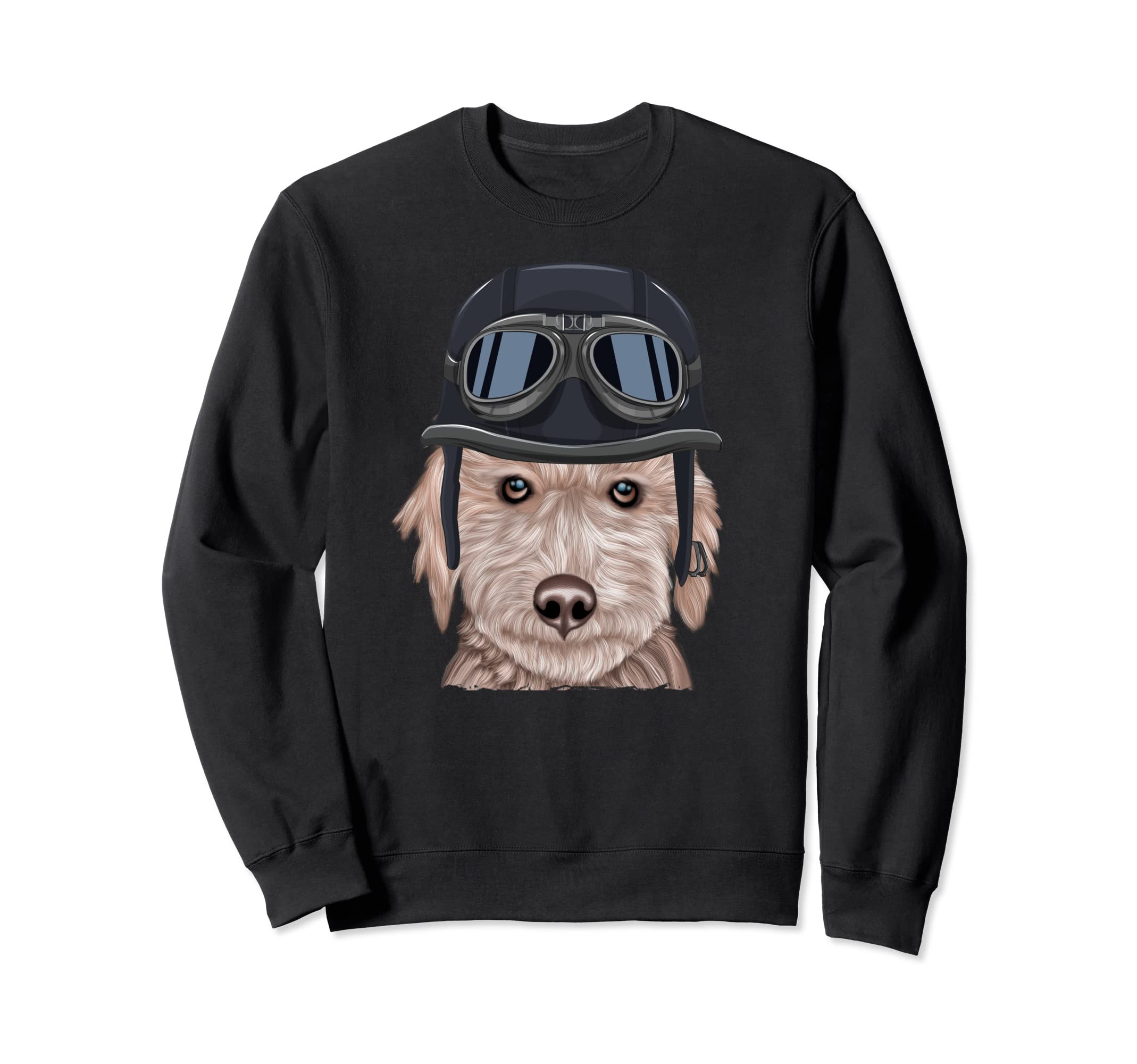 Funny Motorcycle Helmet Sweatshirt - Streetwear Style for Adults - T-Shirt, Sweatshirt, Hoodie