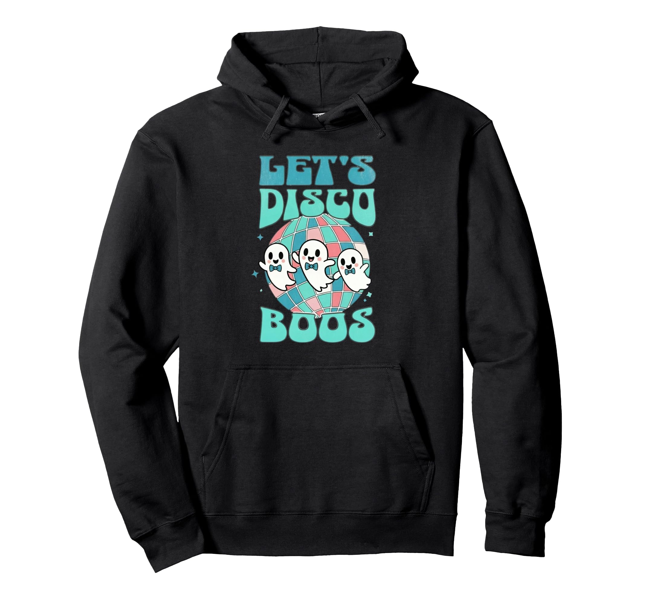Lets Disco Boos Ghosts 70S Disco Hoodie - Casual Everyday Wear Men Women - T-Shirt, Sweatshirt, Hoodie