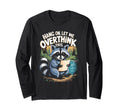 Funny Raccoon Overthinking Coffee Meme T-Shirt - Graphic Print Men Women - T-Shirt, Sweatshirt, Hoodie