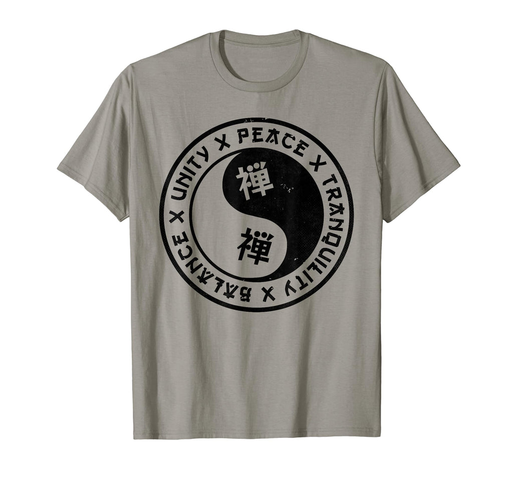 Yin Yang Balance Unity Peace T-Shirt - Minimalist Print Men Women - T-Shirt, Sweatshirt, Hoodie