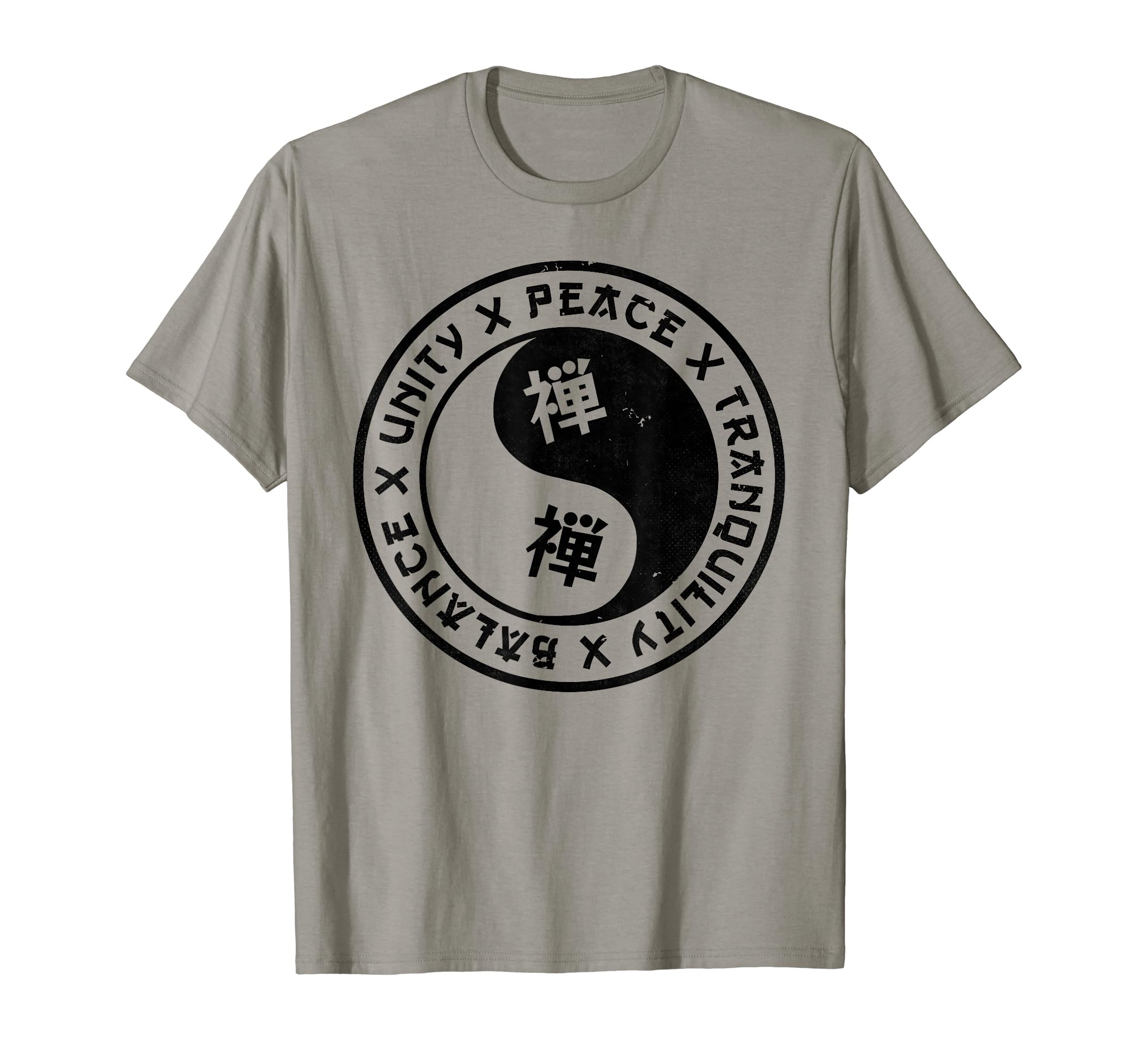 Yin Yang Balance Unity Peace T-Shirt - Minimalist Print Men Women - T-Shirt, Sweatshirt, Hoodie
