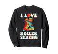 Roller Skating Skate 1970S Sweatshirt - Unique Graphic for Adults - T-Shirt, Sweatshirt, Hoodie