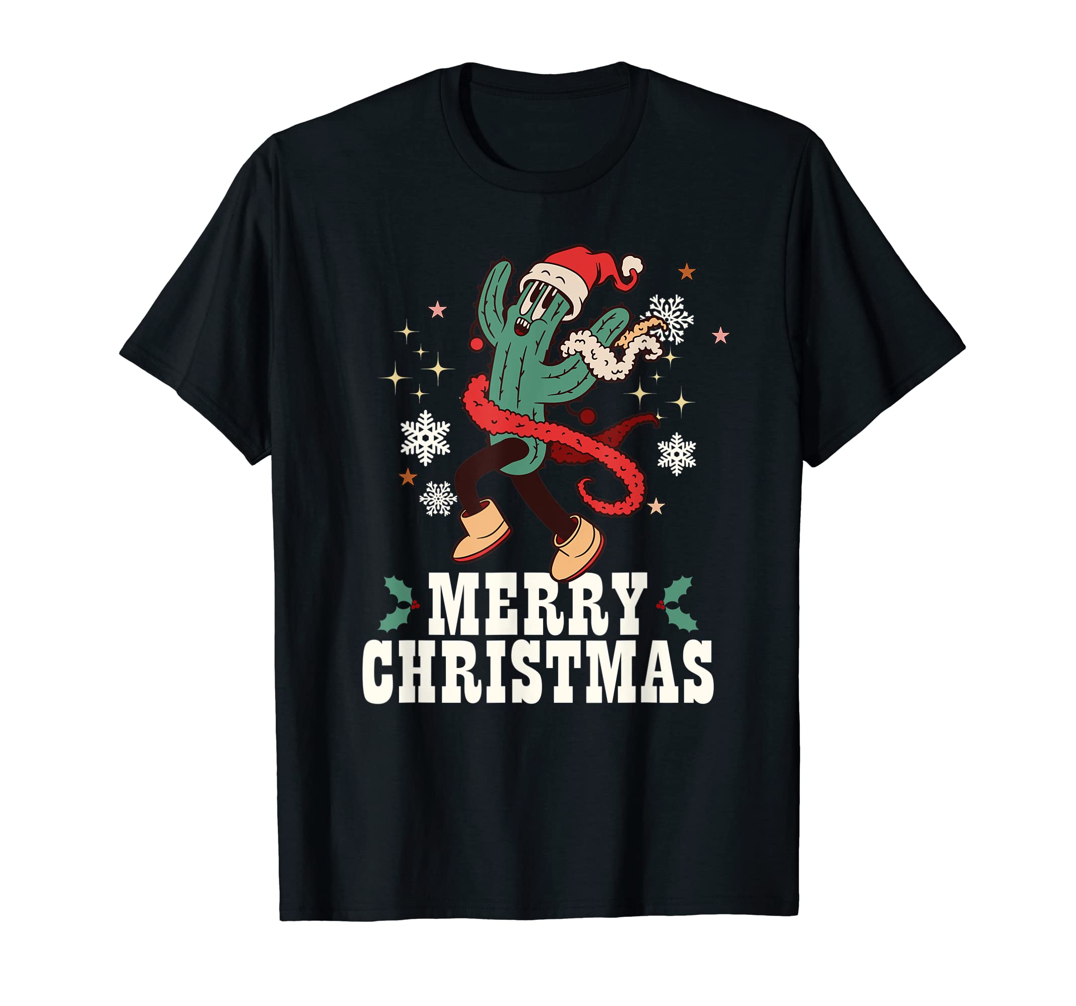 Merry Cactus Western T-Shirt - Casual Everyday Wear Unisex - T-Shirt, Sweatshirt, Hoodie