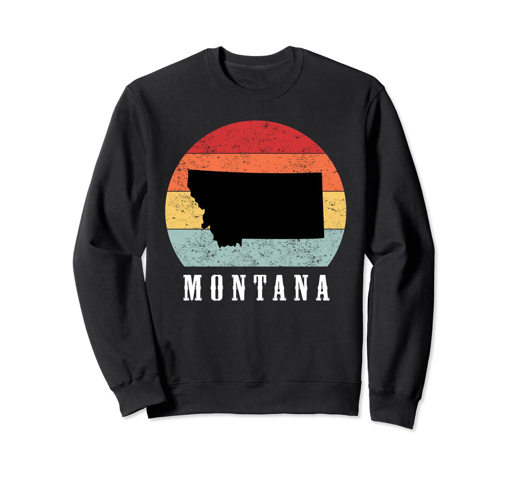 Montana State Sunset Sweatshirt - Streetwear Style Men Women - T-Shirt, Sweatshirt, Hoodie