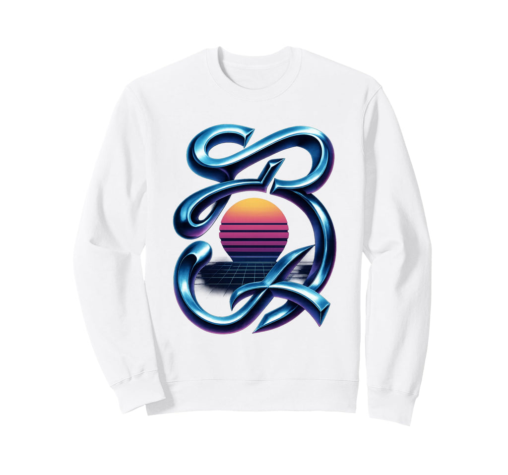 80S Synthwave Sweatshirt - Fun Novelty Design Men Women - T-Shirt, Sweatshirt, Hoodie