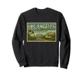 Los Angeles California 50S Sweatshirt - Casual Everyday Wear for Adults - T-Shirt, Sweatshirt, Hoodie